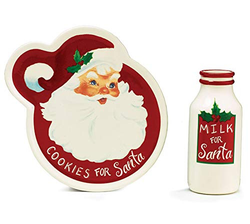 Burton and Burton Santa Cookies and Milk Bottle Set