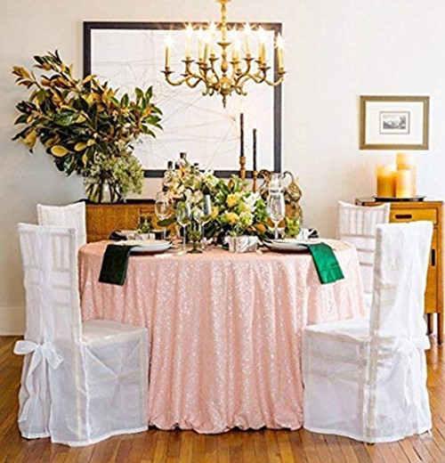 B-COOL Round Sequin Tablecloth Pink 90" Round Glitz Fabric Tablecloth Wedding Sequin Tablecloth Sparkly Tablecloth Sequin Tablecloth for Outdoor Wedding B-COOL Round Sequin Tablecloth Pink 90" Round Glitz Fabric Tablecloth Wedding Sequin Tablecloth Sparkly Tablecloth Sequin Tablecloth for Outdoor Wedding