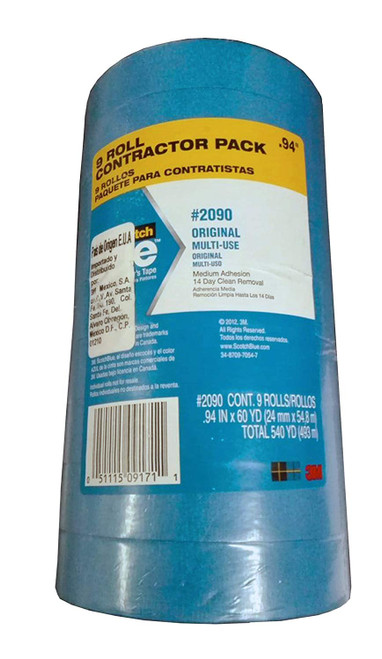 ScotchBlue Painter's Tape, Multi-Use, .94-Inch x 60-Yards, 9 Rolls