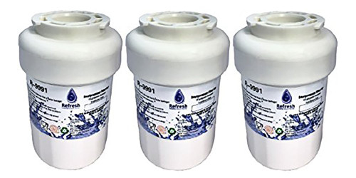 GE MWF SmartWater Compatible Water Filter for Refrigerator 3-Pack