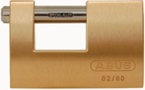 ABUS 82/90 KD B All Weather Solid Brass Body Monoblock Keyed Different Padlock