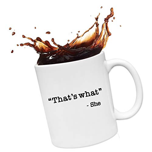 That's What She Said - Mug from The Office Gifts | 11 oz Funny Porcelain Coffee Mug | Gift for Mom, Dad and Friends (White) That's What She Said - Mug from The Office Gifts | 11 oz Funny Porcelain Coffee Mug | Gift for Mom, Dad and Friends (White)