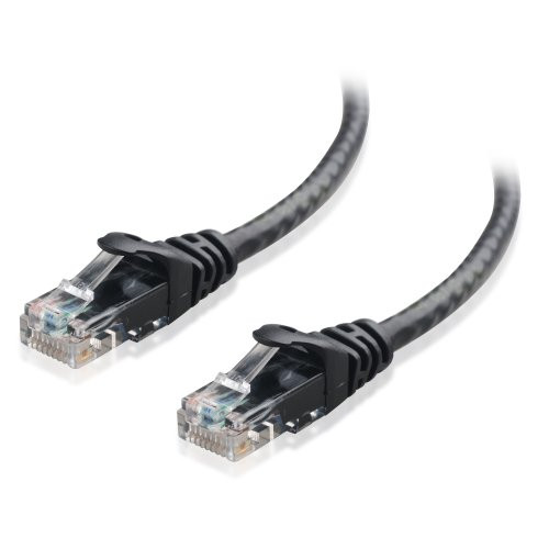 Cable Matters Snagless Cat6 Ethernet Cable (Cat6 Cable/Cat 6 Cable) in Black 30 Feet