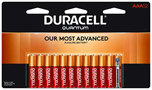 Duracell - Quantum AAA Alkaline Batteries - Long Lasting, All-Purpose Triple A Battery for Household and Business - 12 Count