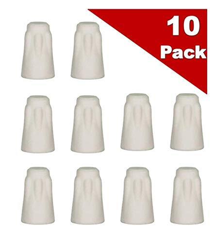 (Pack of 10) Small #3 Porcelain Wire Connector, High Temp Ceramic Wire Nuts (12-10 AWG)