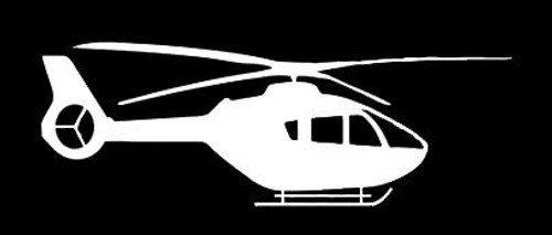 LLI Helicopter | Decal Vinyl Sticker | Cars Trucks Vans Walls Laptop | White | 5.5 x 2 in | LLI1369 LLI Helicopter | Decal Vinyl Sticker | Cars Trucks Vans Walls Laptop | White | 5.5 x 2 in | LLI1369