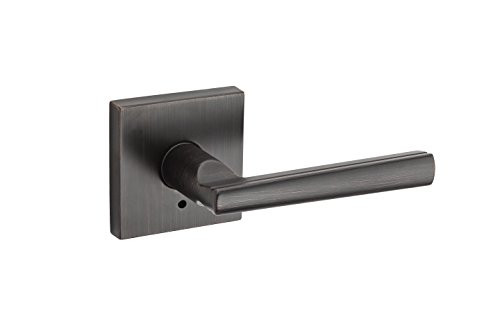 Kwikset 91550-025 Montreal Square Bed/Bath Lever, Venetian Bronze