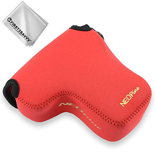 First2savvv Neoprene Camera Case Bag for Sony A6400 A6500 A6300 A6000 with 18-135mm Lens QSL-A6400-C08 First2savvv Neoprene Camera Case Bag for Sony A6400 A6500 A6300 A6000 with 18-135mm Lens QSL-A6400-C08