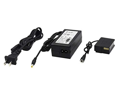 DMW-DCC8 DMW-AC8 AC Power Adapter DC Coupler Charger Kit Gonine DMW-BLC12 Battery Replacement for PANASONIC Lumix FZ300 DMC-FZ200 FZ1000 GH2 G5 G6 G7 GX8 G85 and Sigma DP0Q DP1Q DP2Q DP3Q Cameras.