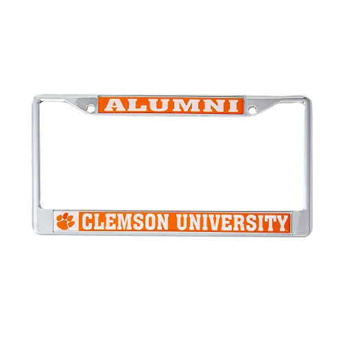 Desert Cactus Clemson University Alumni Metal License Plate Frame for Front Back of Car Officially Licensed Tigers (Alumni)