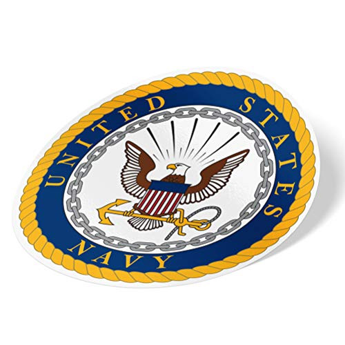 US Navy Emblem Logo Sticker Vinyl Decal Laptop Water Bottle Car Scrapbook Officially Licensed United States - Logo 7