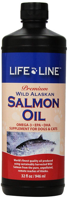 Life Line Wild Alaskan Salmon Oil, 32-Ounce Life Line Wild Alaskan Salmon Oil, 32-Ounce