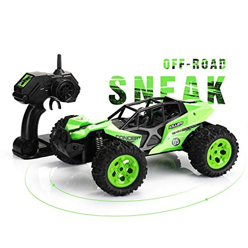SainSmart Jr. RC Car 1:12 Scale Off-Road Remote Control 2.4GHz 4WD RC Vehicles 25KM/h High Speed Racing Car Electric Toy for Kids, Green SainSmart Jr. RC Car 1:12 Scale Off-Road Remote Control 2.4GHz 4WD RC Vehicles 25KM/h High Speed Racing Car Electric Toy for Kids, Green