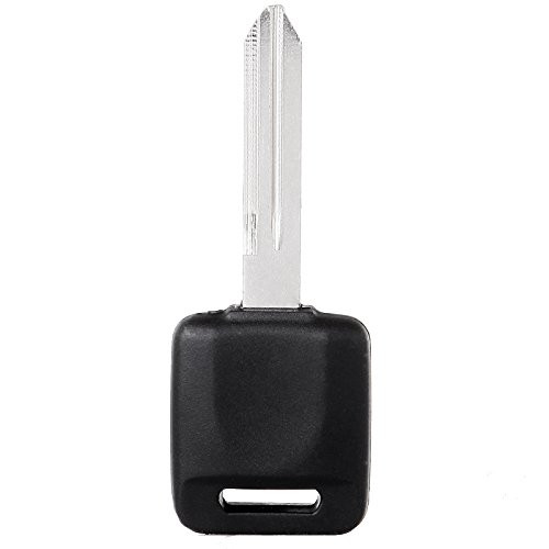 SCITOO Compatible with Ignition Key, 1PC New Uncut Ignition Blank Chipped Car Keyless Key Transponder Chip