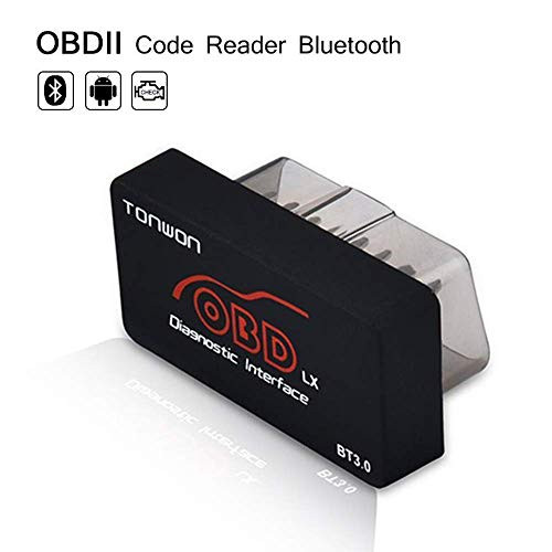 TONWONCar Bluetooth OBD 2, OBD2 Car Code Reader ELM327,V1.5 Check Engine Light Diagnostic Tool for Android