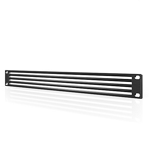 AC Infinity Rack Panel Accessory Vent 1U Space for 19" Rackmount, Premium Aluminum Build and Anodized Finish
