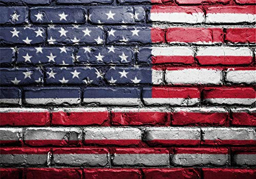 LELEZ 7x5ft US Flag Backdrop American Flag Photography Background Nationl Day 4th of July Independence Day Veterans Day Background Customed Seamless Vinyl Photo Backdrop Studio Props CHE014