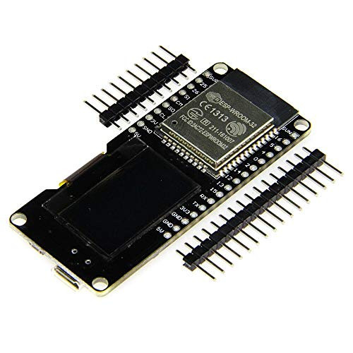 WINGONEER ESP32 Bluetooth WiFi Wireless Module Development Board with 0.96 inch OLED Display Screen for Arduino