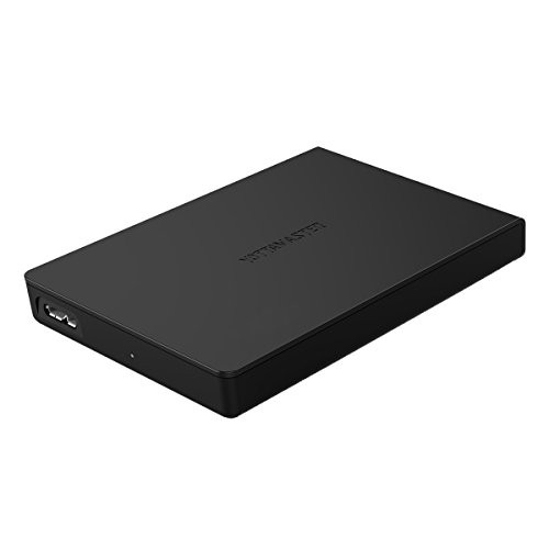 Yottamaster 2.5" USB 3.0 Tool-Free External Hard Drive Enclosure for 2.5 Inch SATA HDD SSD [Supports UASP High Speed]