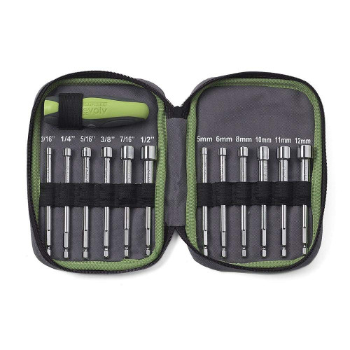 Craftsman Evolv 13 Piece Quick Fit Nut Driver Set with Case, 9-14064