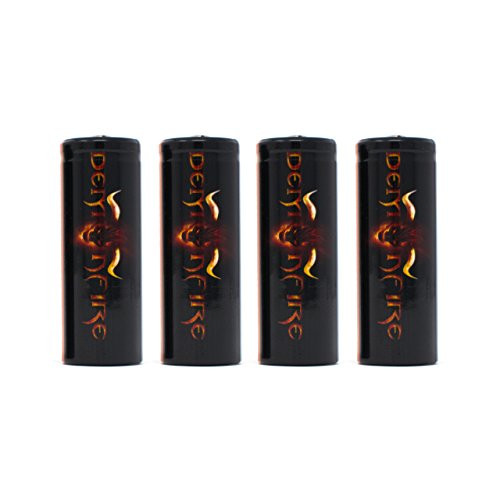 4 Piece IMR 18500 1300mAh 3.7V High Drain LiMn Demonfire Rechargeable Battery with Button Top 4 Piece IMR 18500 1300mAh 3.7V High Drain LiMn Demonfire Rechargeable Battery with Button Top