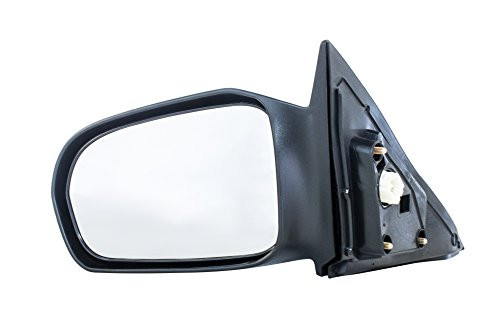 Driver Side Mirror for Honda Civic Coupe (HX, LX)- Fits Coupe Only, Not Sedan (2001 2002 2003 2004 2005) Non-Heated, Power Adjusting, Non-Folding Unpainted Door Mirror - Parts Link #: HO1320138