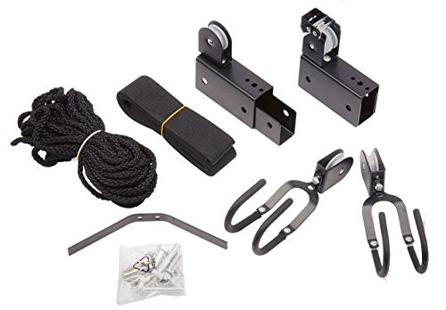 Cartman Kayak Hoist Lift Garage Storage Canoe Hoists, 100-Pound Working Capacity