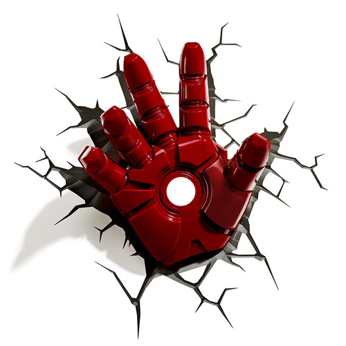 3DLightFX Marvel Avengers Iron Man Hand 3D Deco Light