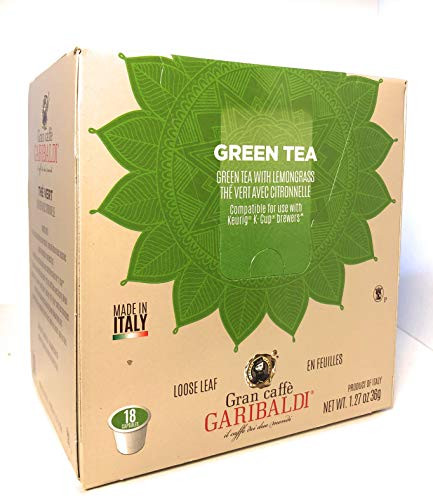 108 Count Gran Caffè Garibaldi Single Serve Cups for Keurig K-Cup Brewers (Green Tea)
