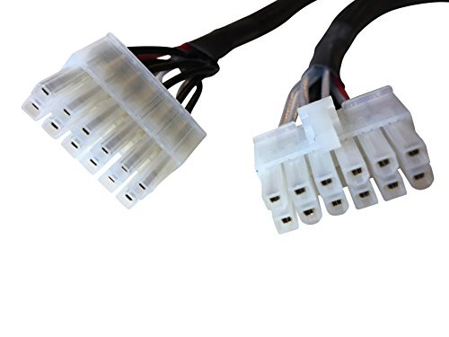 12 pin male to male 14.5" sleeved cable ( 6x2: 12pin male headers )