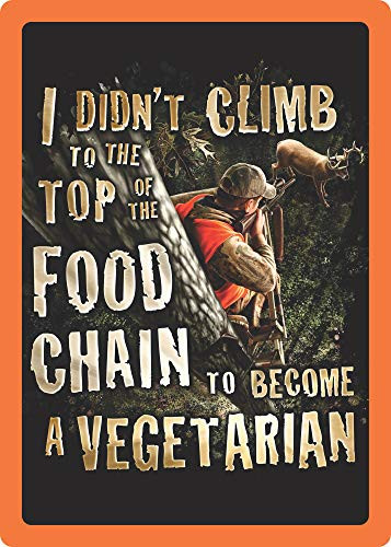 River's Edge Products Food Chain Tin Sign