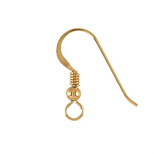 UnCommon Artistry 14k Gold Filled French Ear Wire Hooks with Ball & Coil (6 pcs) UnCommon Artistry 14k Gold Filled French Ear Wire Hooks with Ball & Coil (6 pcs)