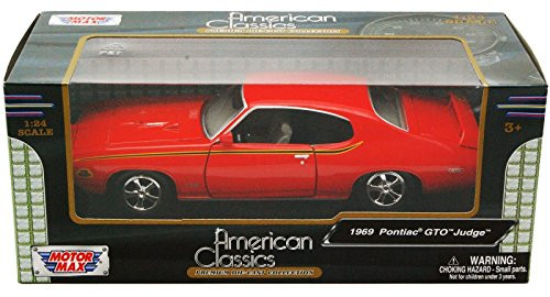 Pontiac GTO Judge, orange , 1969, Model Car, Ready-made, Motormax 1:24