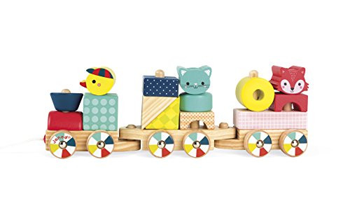Janod J08022 Baby Forest Train Game