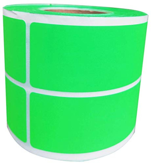 File Folder Name Label Adhesive Filing Envelopes Tags Bottle Cup Green Rectangle Label Price Stickers(500PCS/Roll)