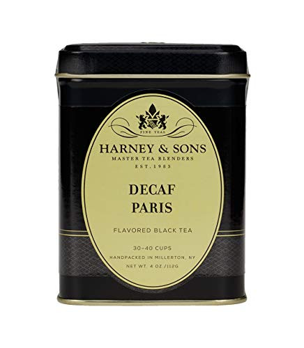 Harney & Sons Decaf PARIS Tea 4 ounce (1/4 lb) Tin