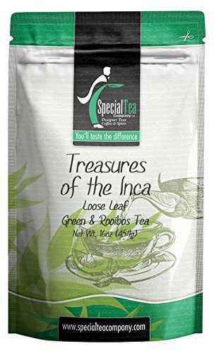 Special Tea Loose Leaf Green Tea, Treasures of The Inca, 16 Ounce