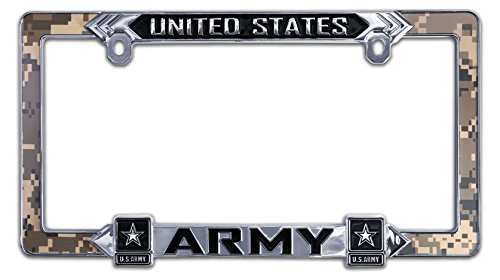 Elektroplate United States 3D Army License Plate Frame