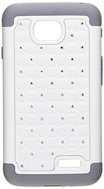 MyBat Asmyna LG MS323 (Optimus L70) FullStar Protector Cover - Retail Packaging - Gray/White MyBat Asmyna LG MS323 (Optimus L70) FullStar Protector Cover - Retail Packaging - Gray/White