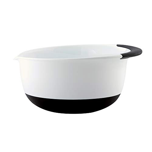 OXO Good Grips 1-1/2-Quart Mixing Bowl, White/Black