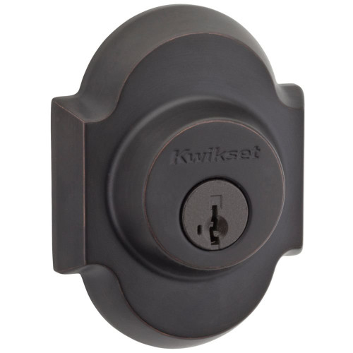 Kwikset Austin Single Cylinder Deadbolt featuring SmartKey in Venetian Bronze Kwikset Austin Single Cylinder Deadbolt featuring SmartKey in Venetian Bronze