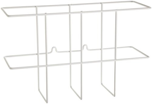 Brady 2014W 9" Height, 14" Width, 4-1/2" Depth, PVC Coated Steel, White Color Binder Holders