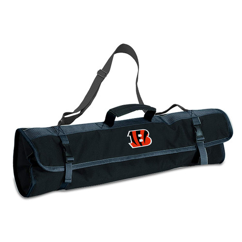 NFL Cincinnati Bengals 3-Piece BBQ Tool Tote NFL Cincinnati Bengals 3-Piece BBQ Tool Tote