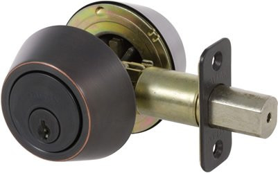 Callan Double Cylinder Edged Oil Rubbed Bronze Deadbolt