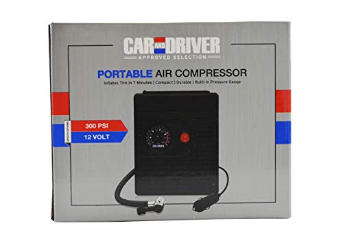 Car and Driver Portable Air Compressor - 300 PSI