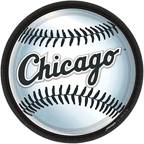 "Chicago White Sox Major League Baseball Collection" 9" Round, Party Plates