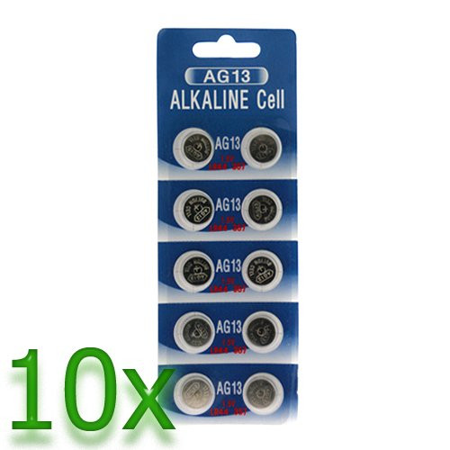 BIRUGEAR 100 AG13/LR44 Alkaline Button Cell Battery