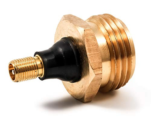 Camco Heavy Duty Brass Blow Out Plug - Helps Clear the Water Lines in Your RV During Winterization and Dewinterization (36153)