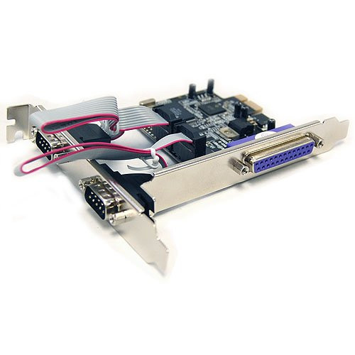 PCI-Express Card with 2 Serial Ports & 1 Parallel Port