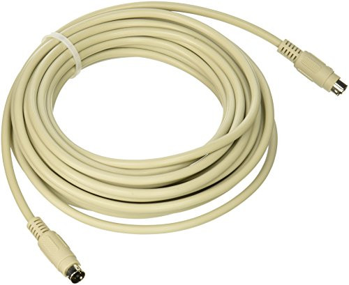 C2G 09619 PS/2 M/M Keyboard/Mouse Cable, Beige (25 Feet, 7.62 Meters)